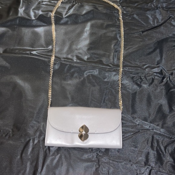 Kate Spade “Sample bag”  Leather wallet Crossbody gray-beige in color​ - Picture 16 of 16